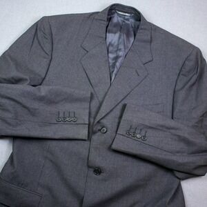 CANALI Loro Piana Wool Sport Coat Suit Jacket Mens Charcoal Italy Blazer 54L